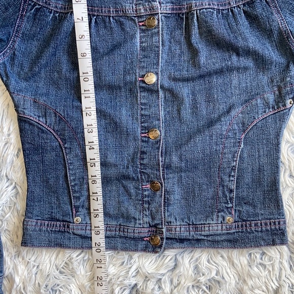 Apple Bottoms Blue Jean Jacket Medium - Picture 9 of 9